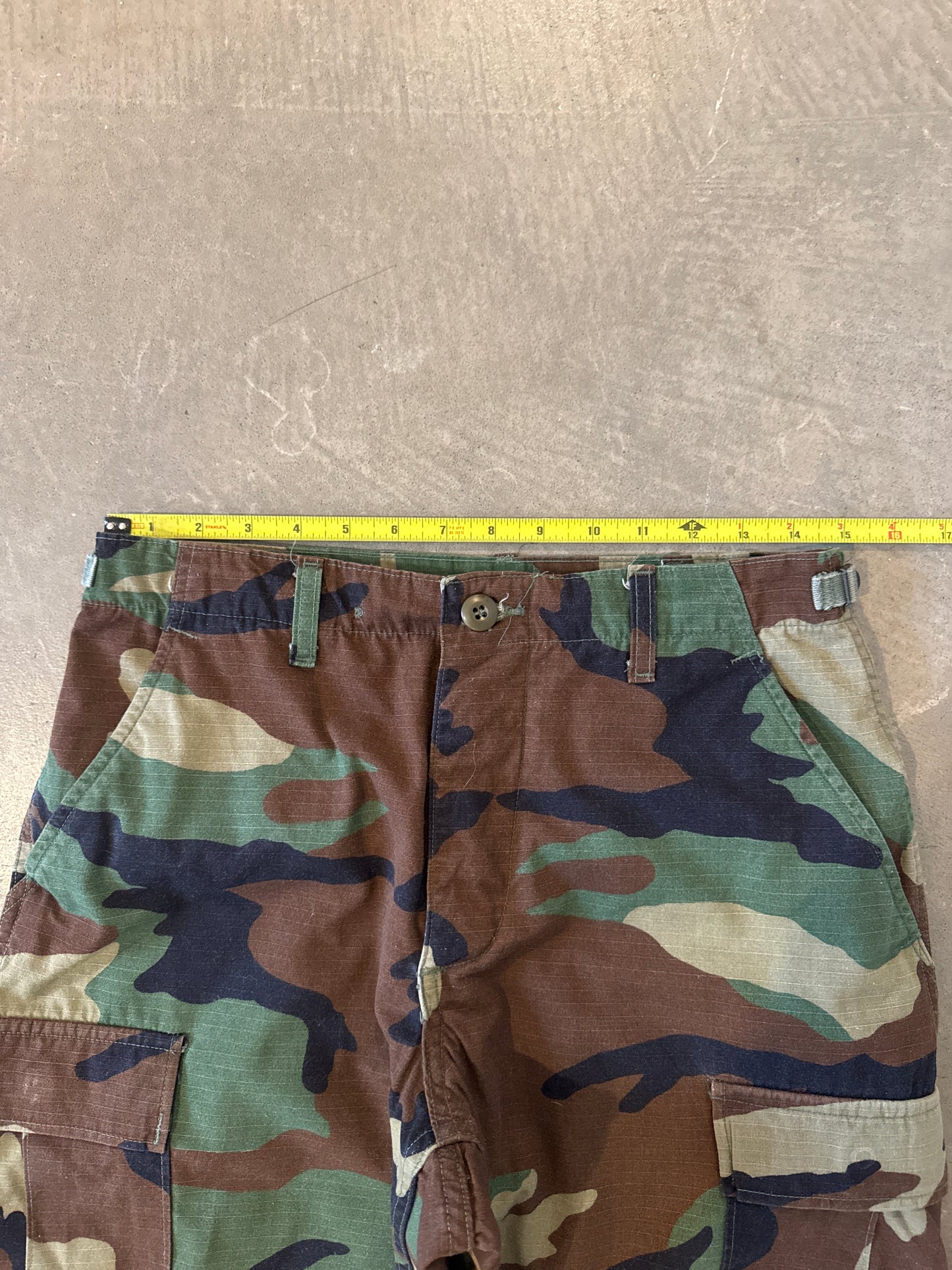 Vintage Military Camo Cargo Pants