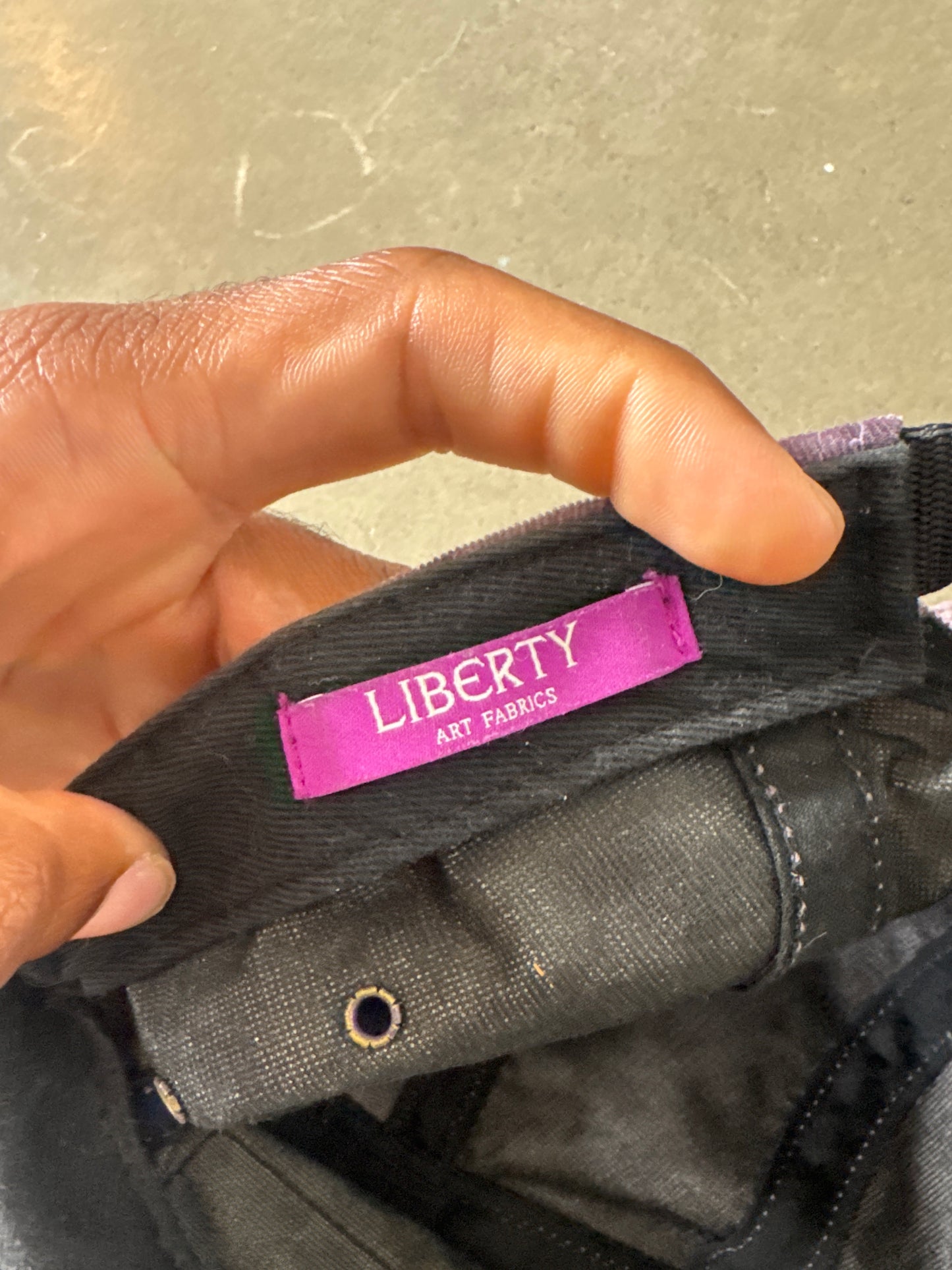 Supreme Liberty Fabric Purple Leopard Print Camp Cap