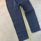Evisu Embroidered Japanese Yellow Dog Art Salvage Denim Jeans