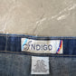 Y2K Indigo 30 Baggy Faded Denim Shorts