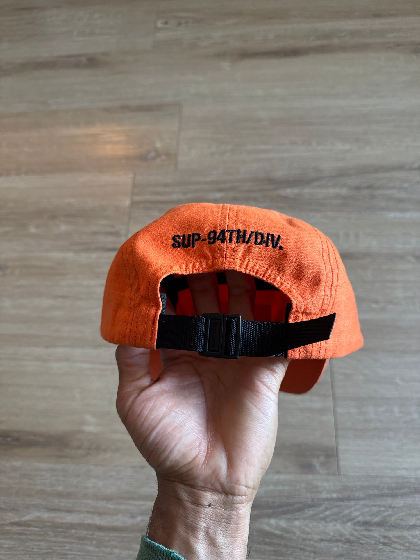 Supreme Military Camp Cap Orange SS24