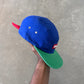Supreme Tri-Color Rubber Logo Camp Cap