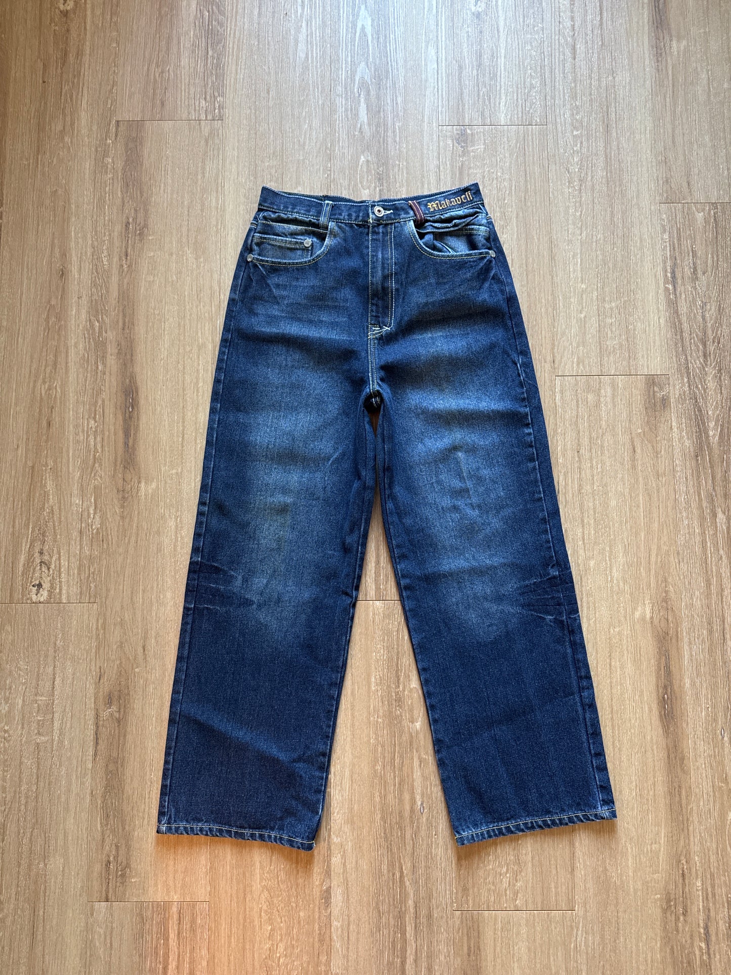 Vintage Y2K Makaveli Brand Tupac Shakur 2 Pac Denim Jeans