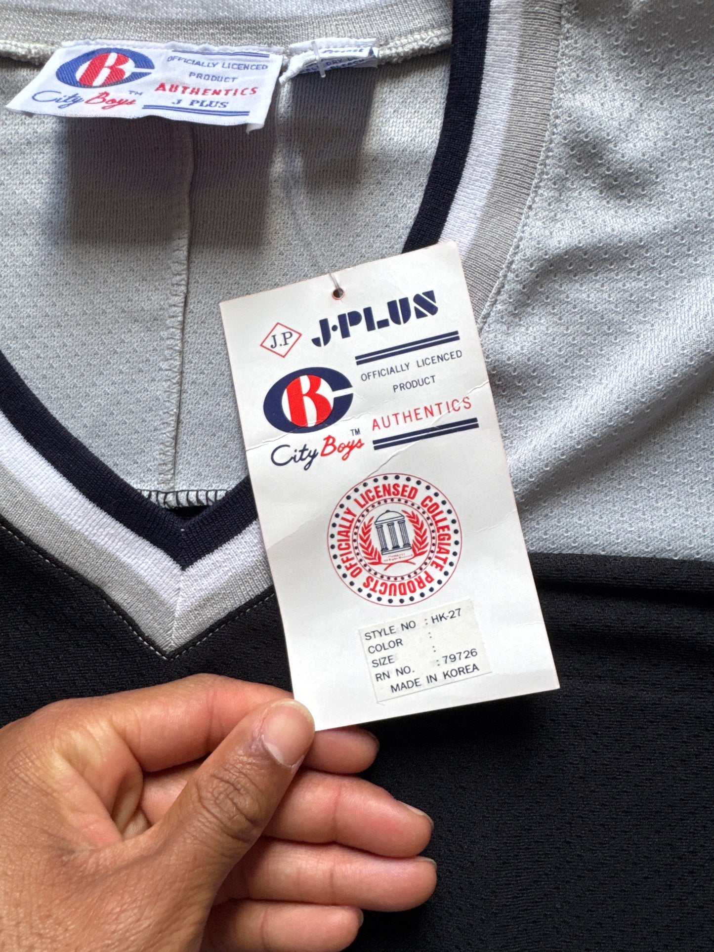 Vintage 90s City Boy Collegiate Sportswear Georgetown University Hoyas Jack Of The Bulldog Hockey Jersey