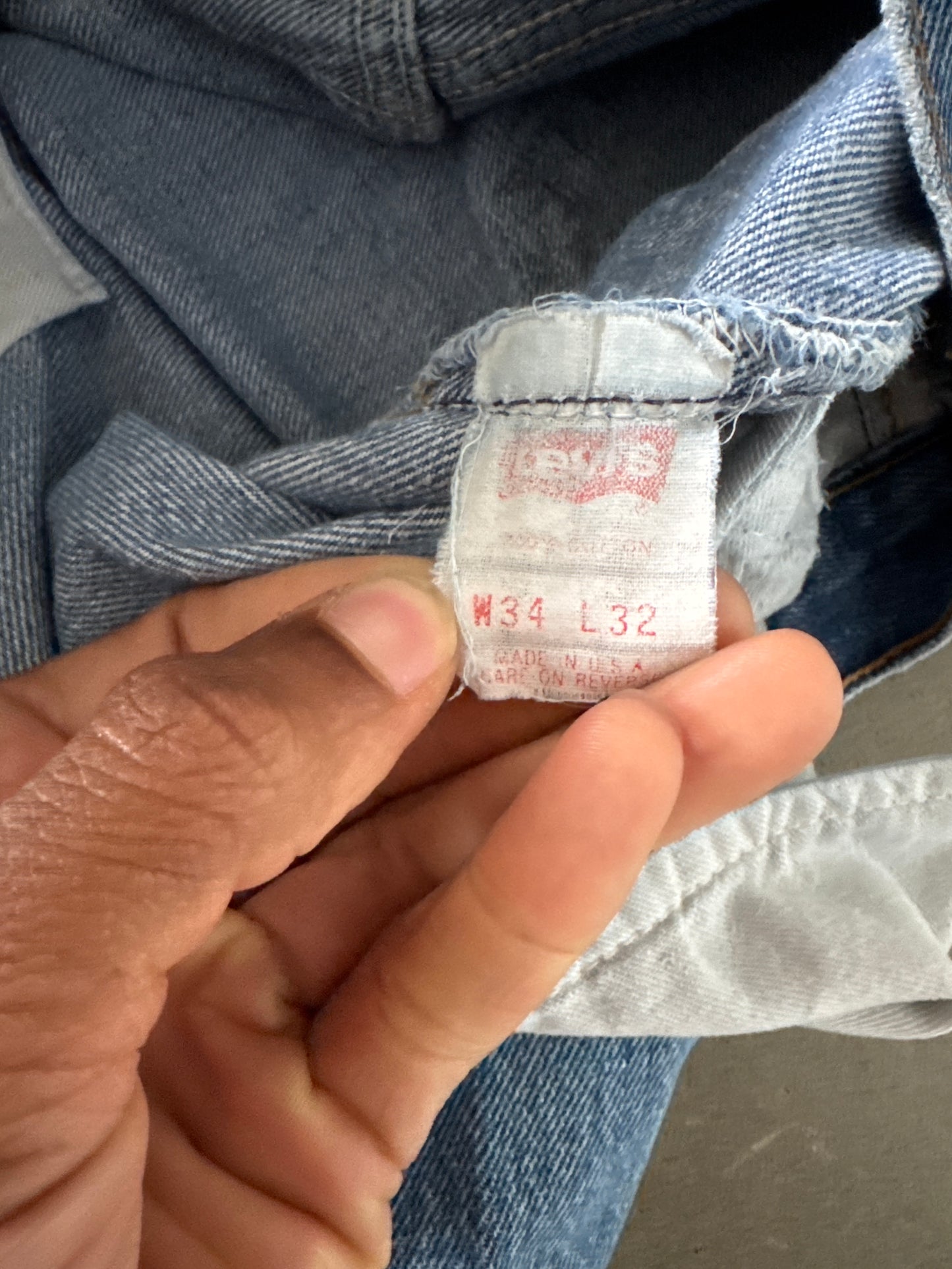 Vintage Levi’s 501 Distressed Denim Jeans