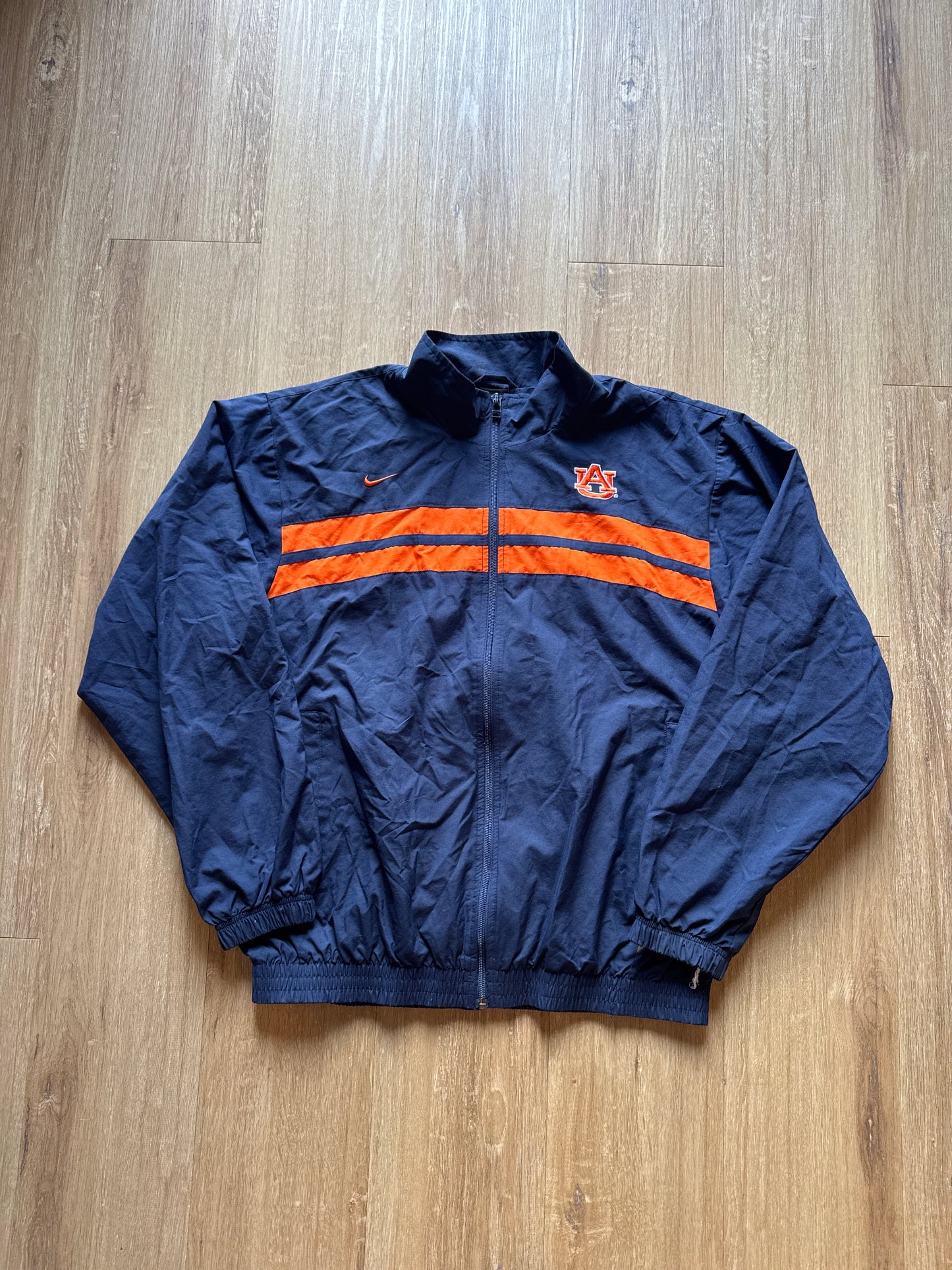 Vintage 90s Nike Auburn University Windbreaker Jacket