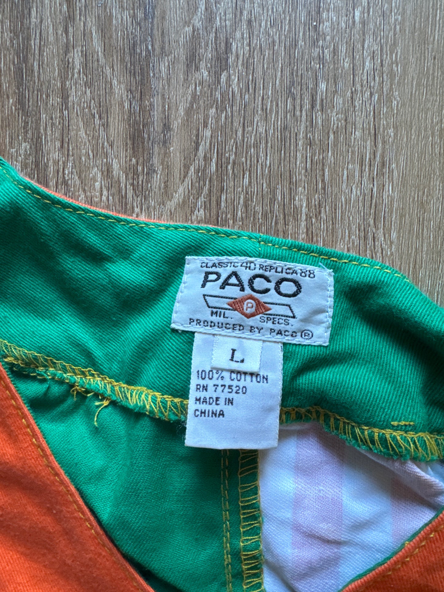 Vintage 90s Paco Funky Will Smith Fresh Prince Of Bel-Air Pocket Logo Button Up Shirt