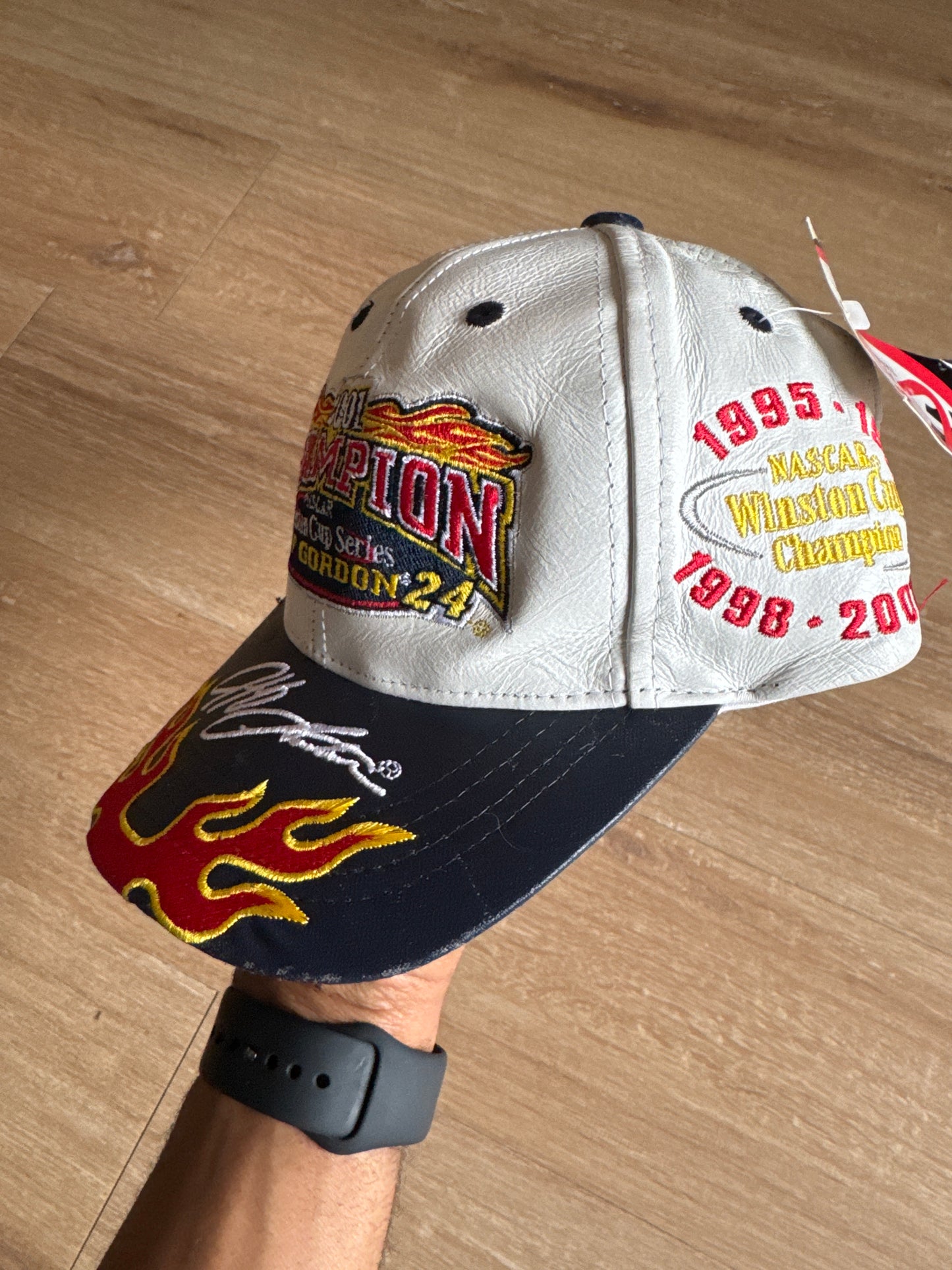 Vintage 2001 Nascar Jeff Gordon Winston Cup Series Champion Strap Back Hat