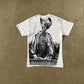 Vintage Rotten Allegory of Death Uncharred Skeleton AOP Tee