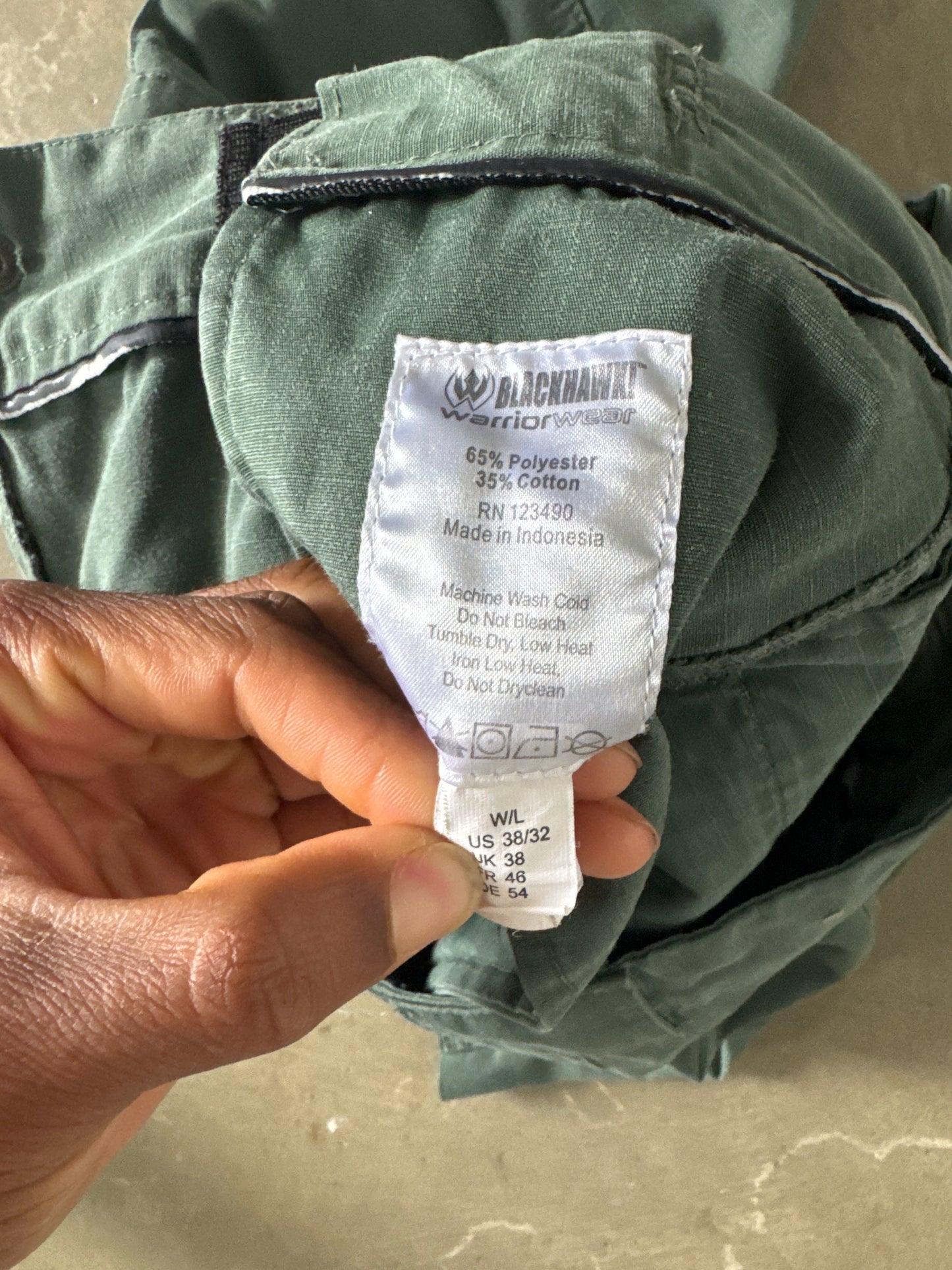 Blackhawk Warrior Wear Olive Green Cargo Short