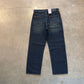 Pacsun Dark Indigo Dylan Baggy Mid Rise Classic Baggy Fit Wide Leg Denim Jeans