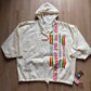 Vintage 1991 La Trenzz Jamaican Ganja Weed Ashui Red Rasta Reggie Hooded Shirt & Shorts Set