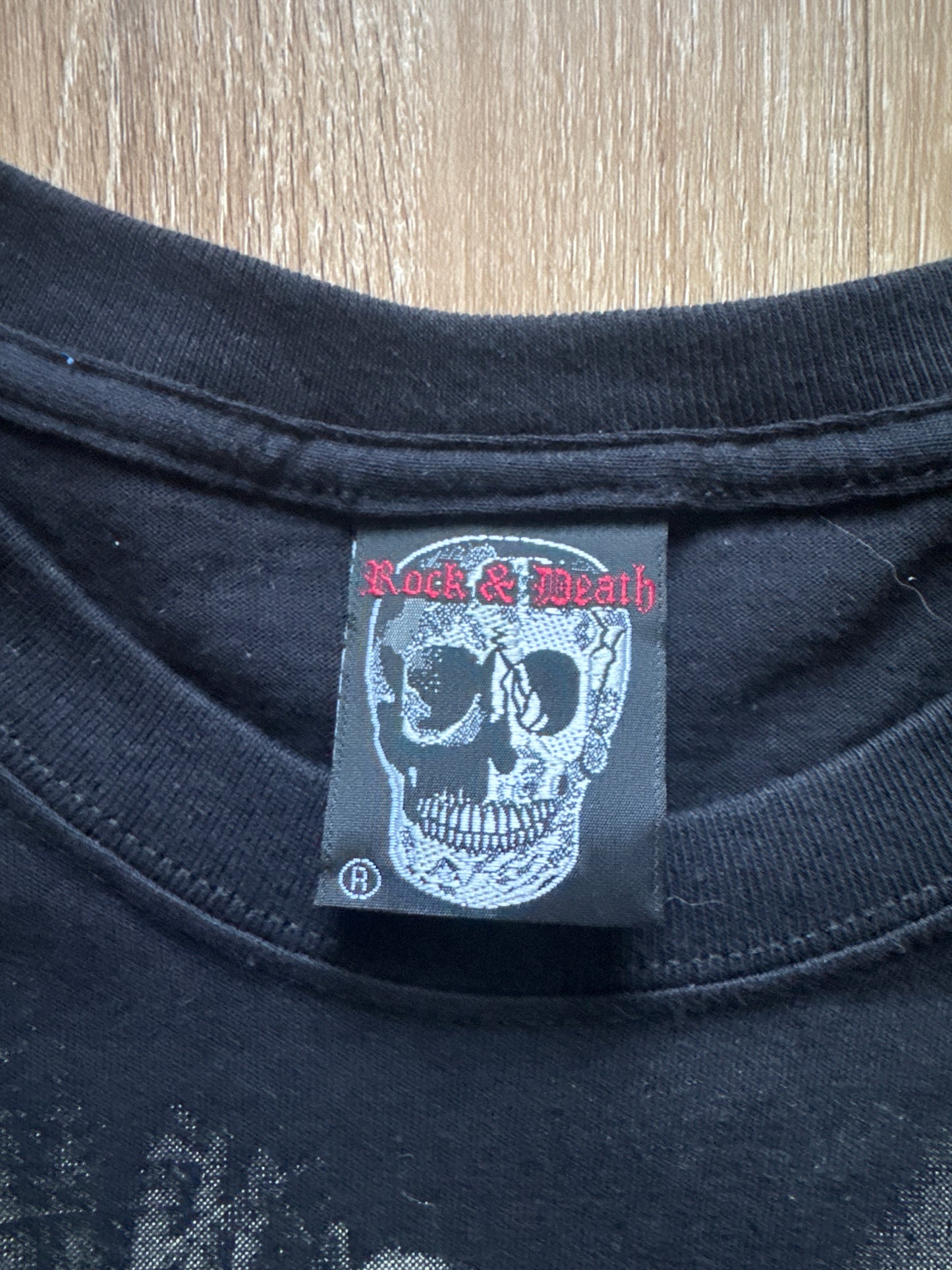 Vintage Y2K Rata Blanca El Reino Olvidado Mexican Bootleg Metal Rock & Death Tag Tee