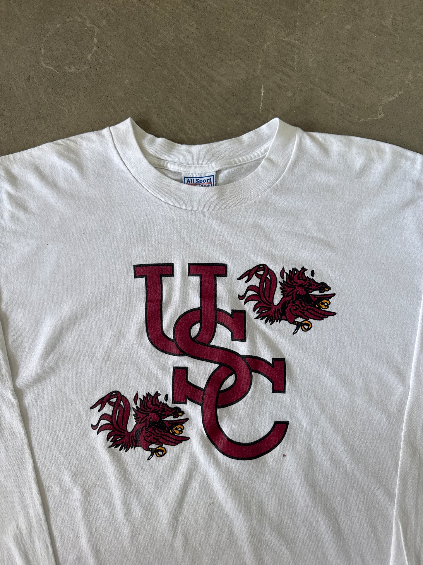 Vintage 90s University Of South Carolina Gamecocks Long Sleeve