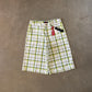 Vintage Y2K Dtek Plaid Baggy Long Shorts