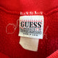 Vintage 1989 Guess USA Goes First Class Cropped Sweatshirt