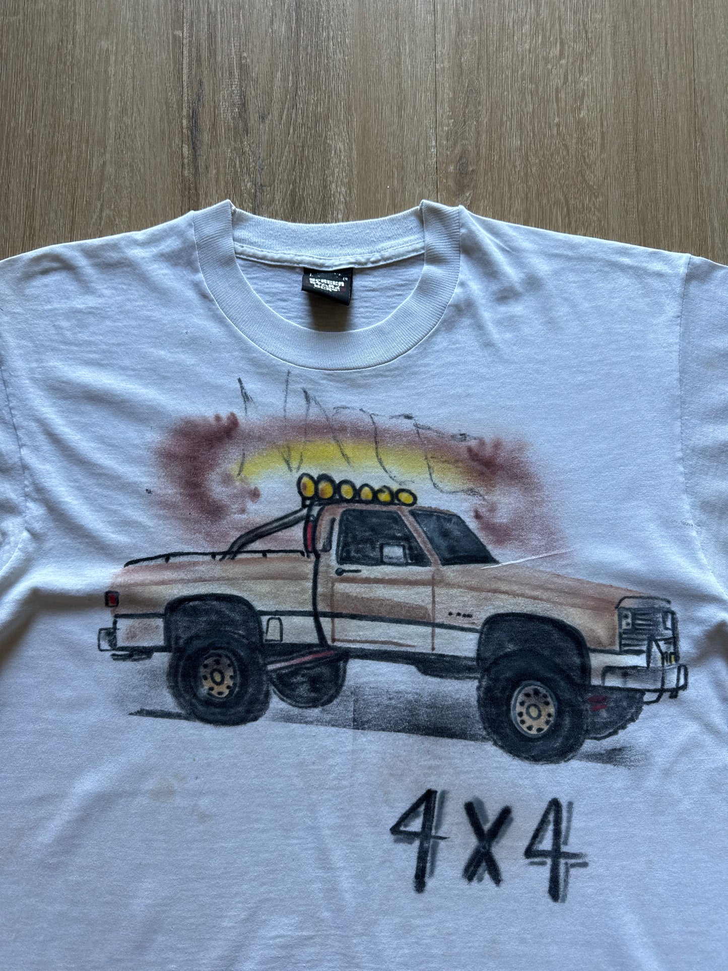 Vintage 80s 4x4 Off Road Lifted Square Body Truck Tee