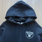 Vintage 80s NFL Los Angeles Raiders Football Full Zip Up Hoodie