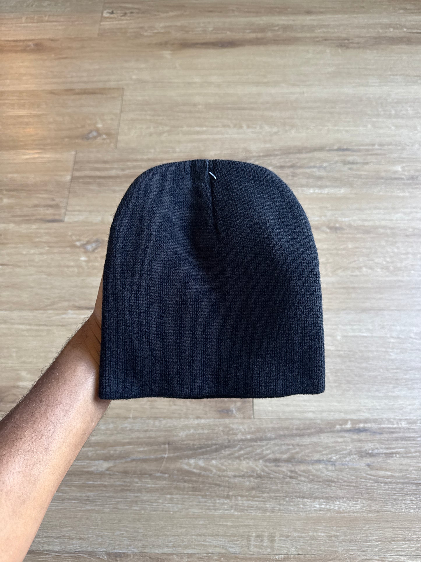 Vintage Y2K Rock & Roll Guitar Bedazzled Skully Beanie Hat