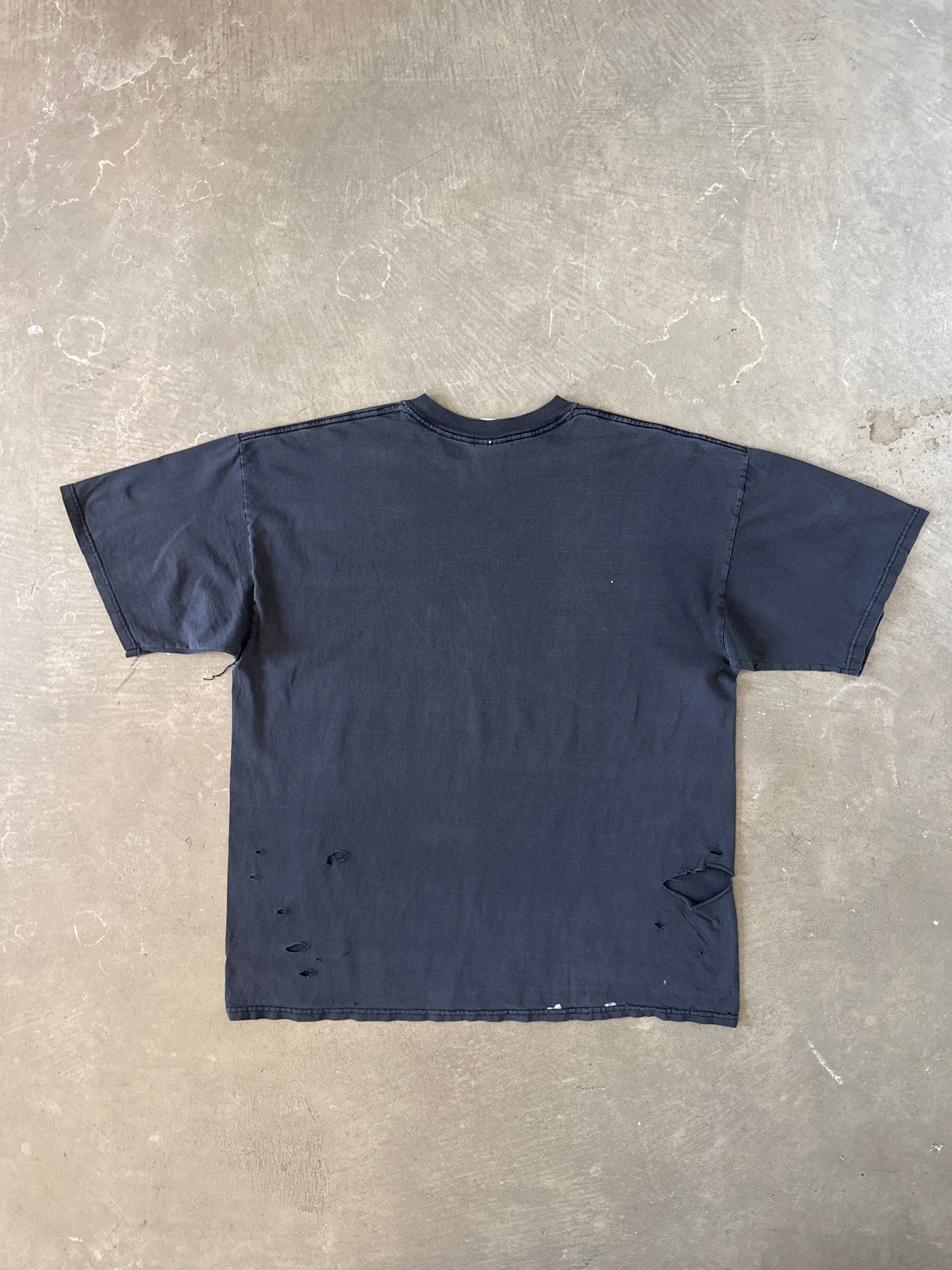 Vintage WWF 1998 Stone Cold Steve Austin Camo Face Distressed Tee