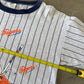 Vintage 1994 Warner Bros Taz University Of Clemson Tigers Raglan Pin Stripe Football Tee