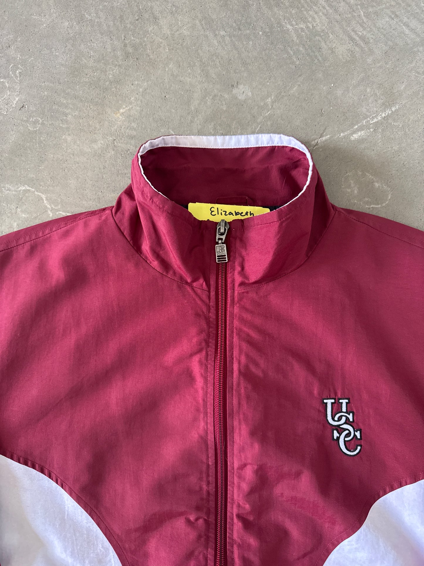 Vintage Russell Athletic University Of South Carolina Gamecocks Windbreaker Jacket