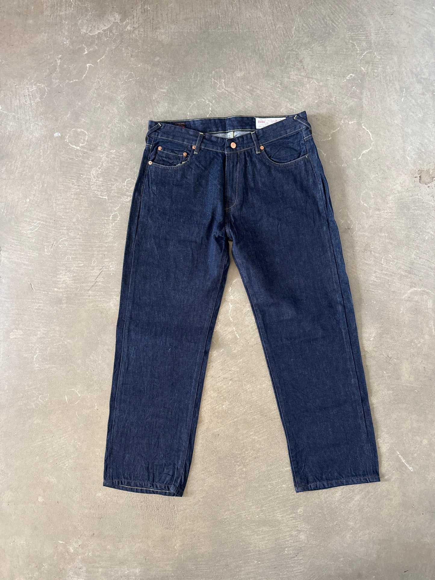 Evisu Blue Japanese Art Selvedge Denim Jeans