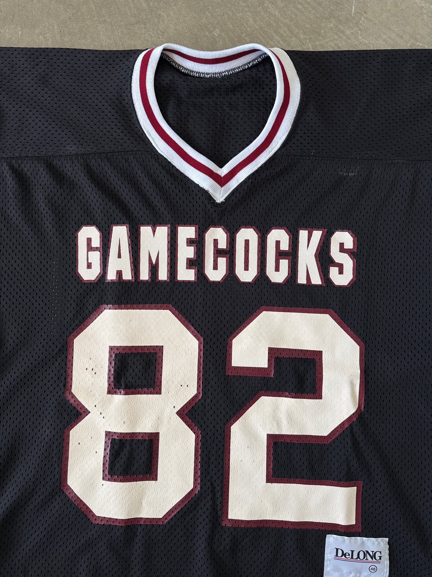 Vintage 80s DeLong University Of South Carolina Gamecocks Tatum Football Jersey