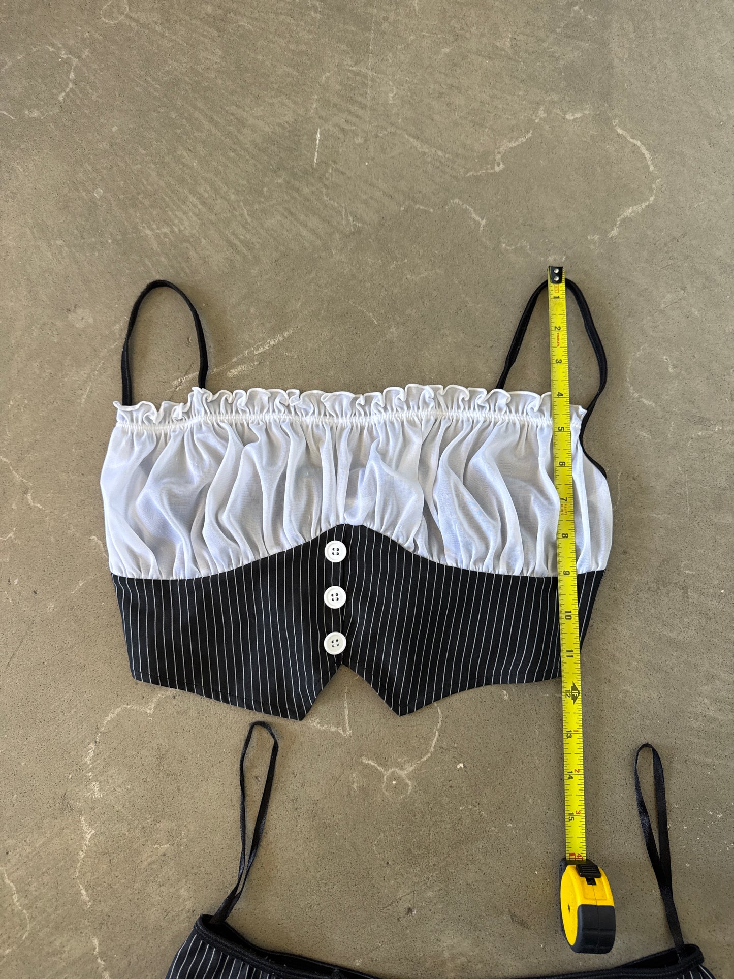 Dream Girl Kink Brand Milkmaid Cami Top Set