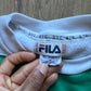 Vintage Fila Embroidered Logo Striped Sweatshirt
