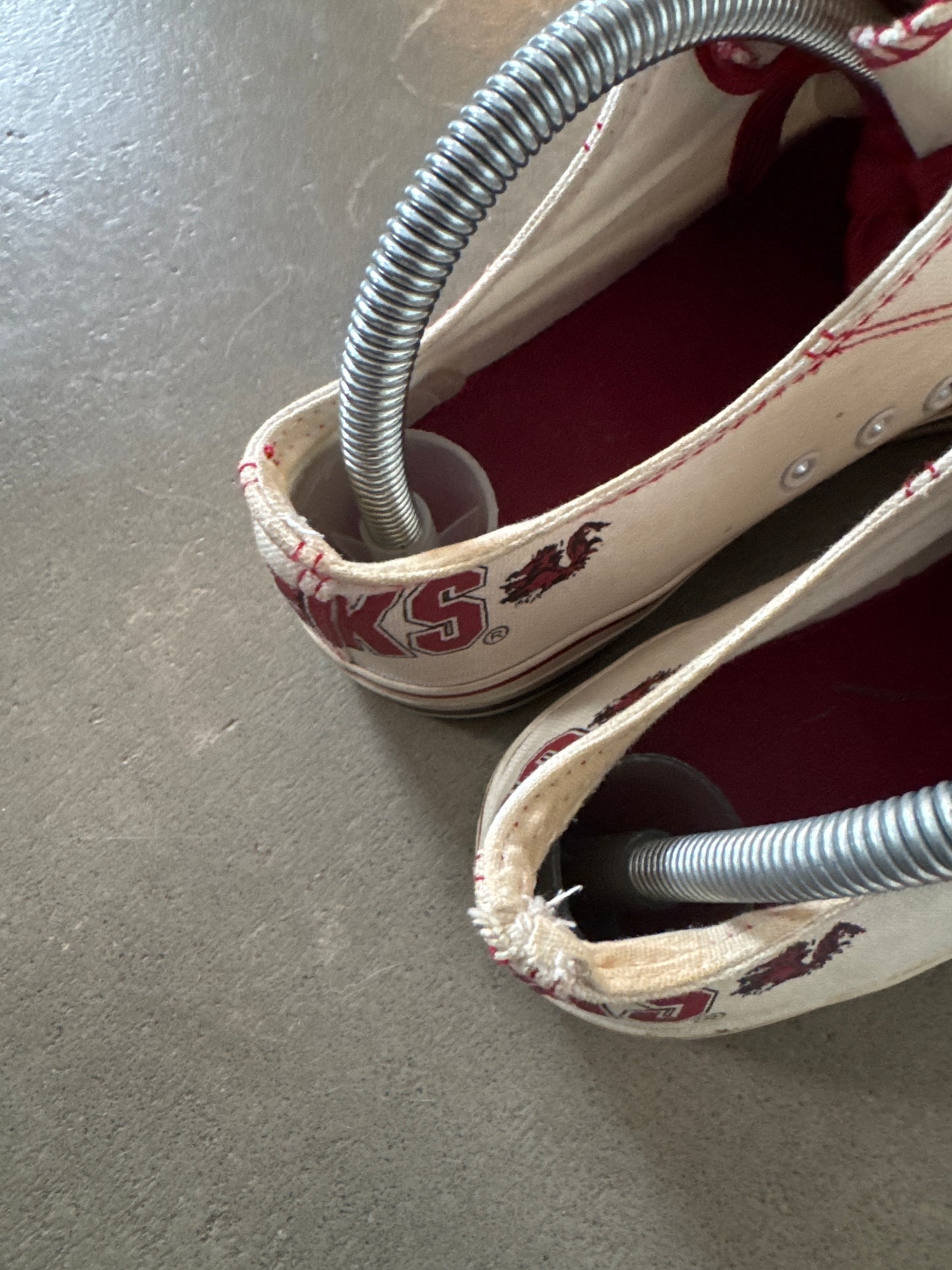 Vintage University Of South Carolina Gamecocks Canvas Converse Style Shoes