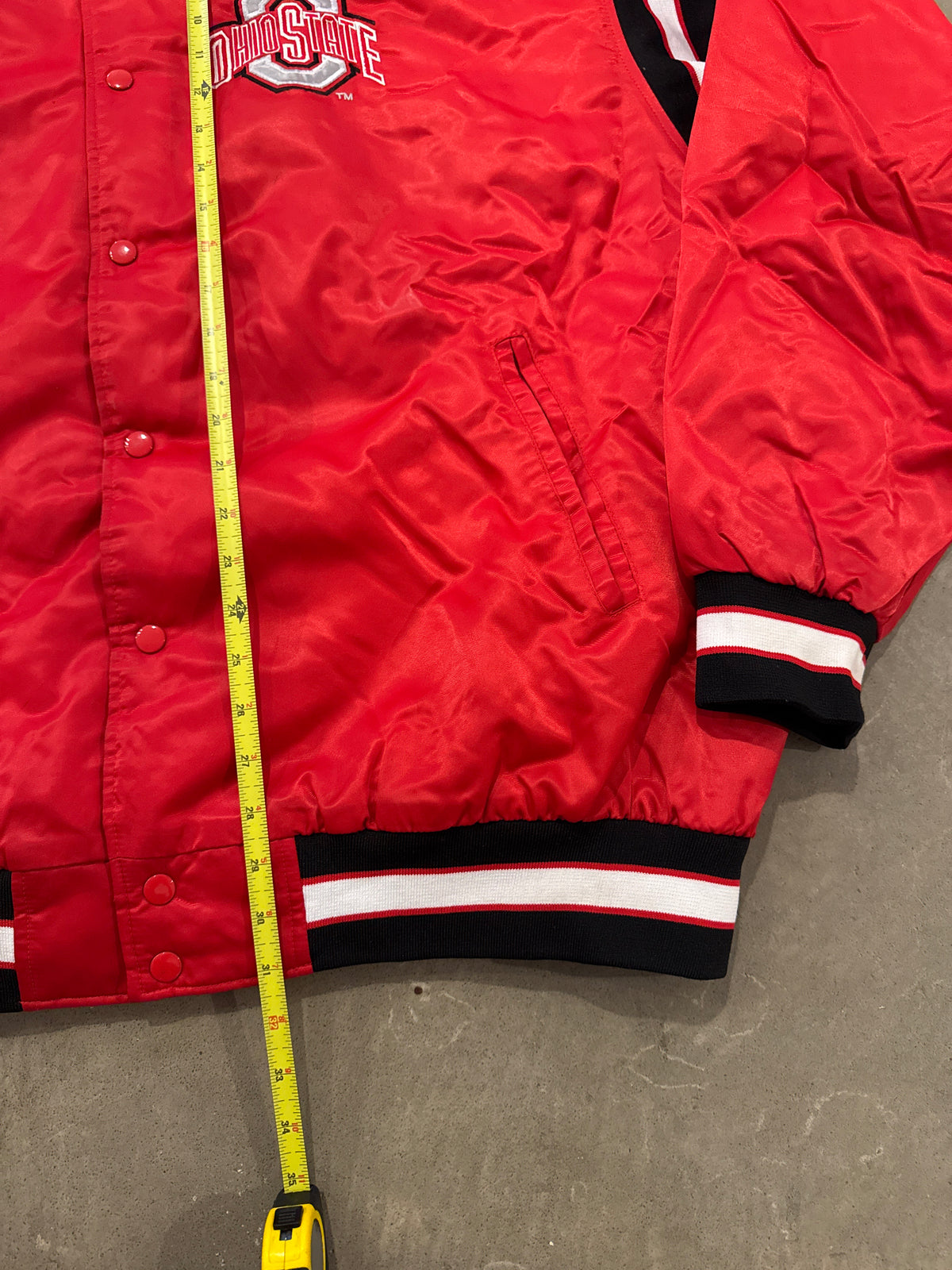 Vintage Ohio State Buckeyes Satin Bomber Jacket