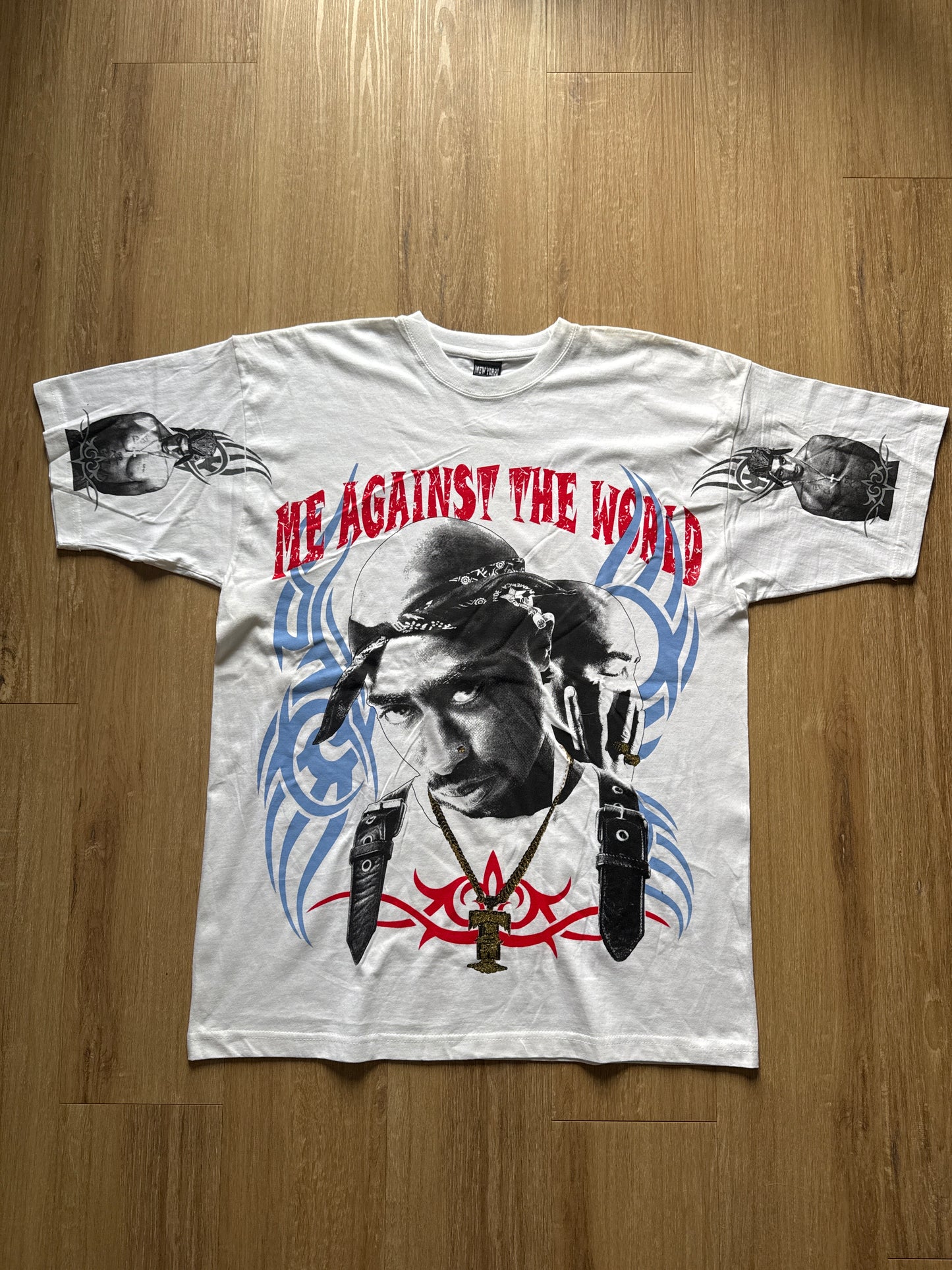 Vintage 2 Pac Tupac Me AgainstThe World Rap Tee
