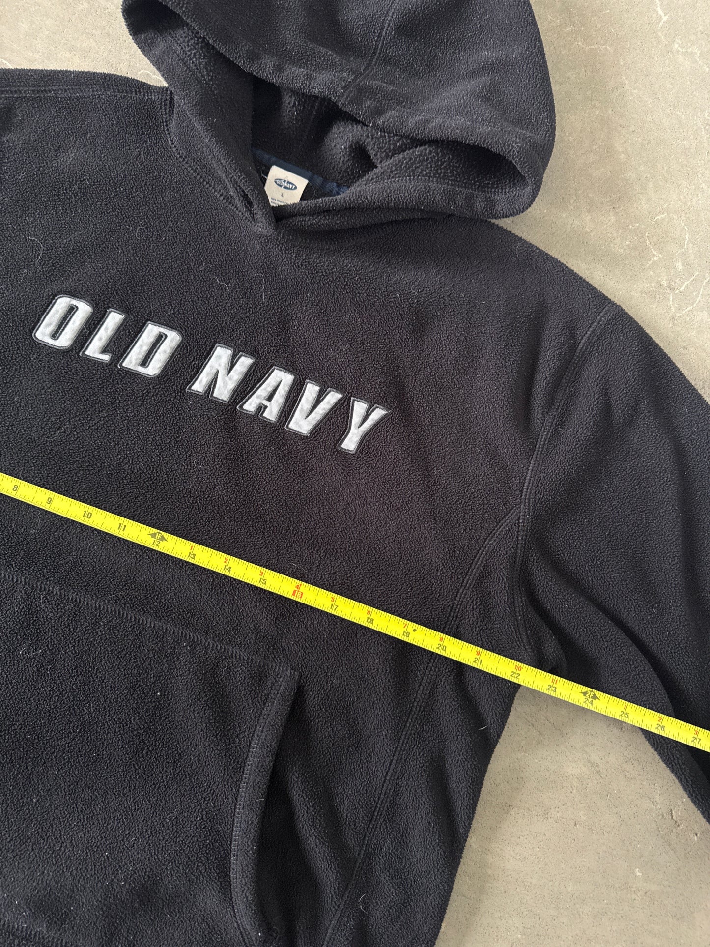 Vintage Old Navy Fleece Logo Hoodie