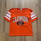 Vintage Logo 7 University Of Clemson Tigers Jersey Tee