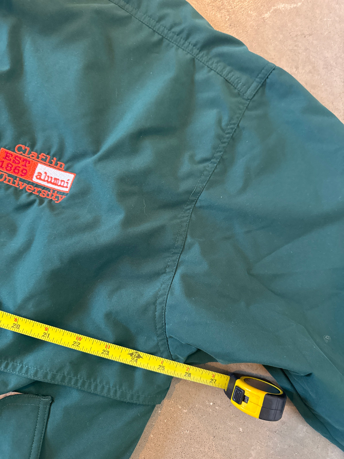 Vintage Claflin University Panthers Alumni Windbreaker Jacket