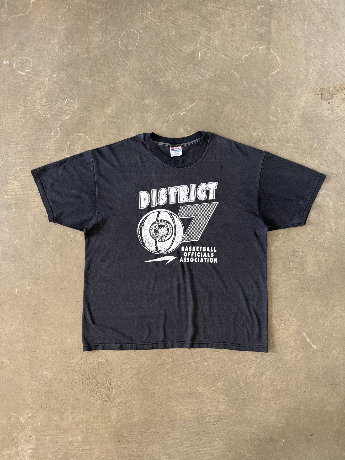 Vintage 90s District 7 Basketball Officials Association Tee