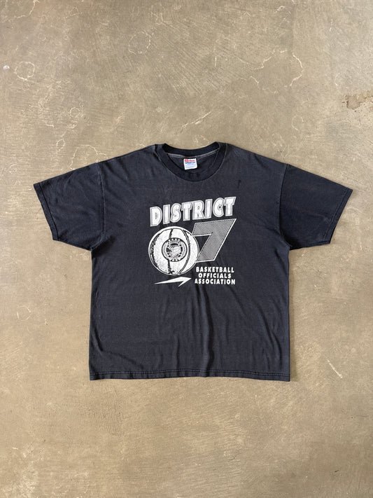 Vintage 90s District 7 Basketball Officials Association Tee