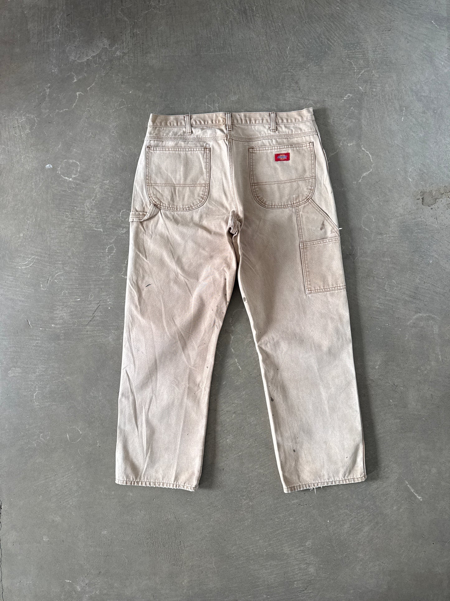 Vintage Dickies Distressed Faded Tan Carpenter Pants