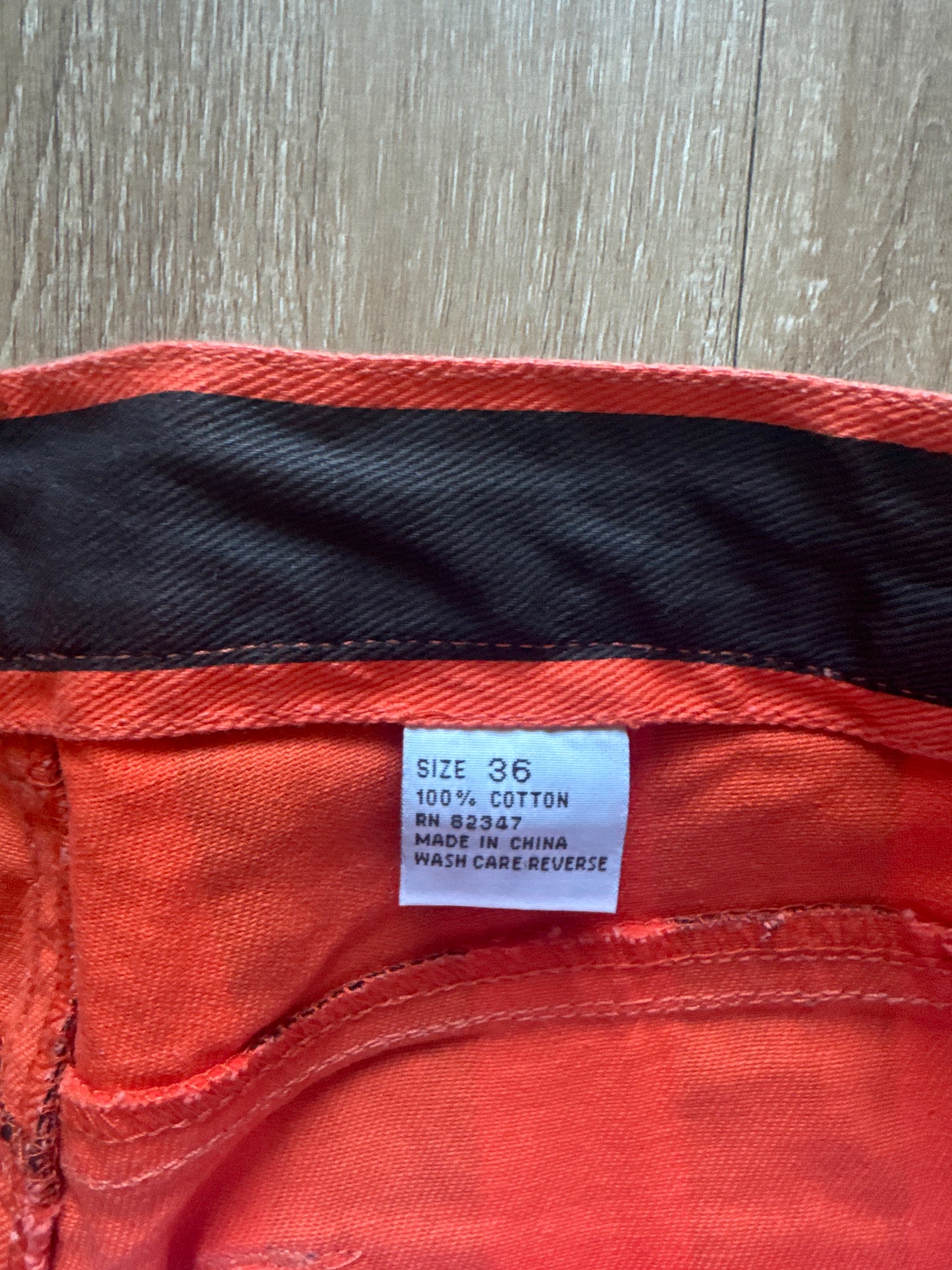 Vintage 90s Zip Code Jeanswear Funky Will Smith Fresh Prince Of Bel-Air Stripe Orange Black Pants