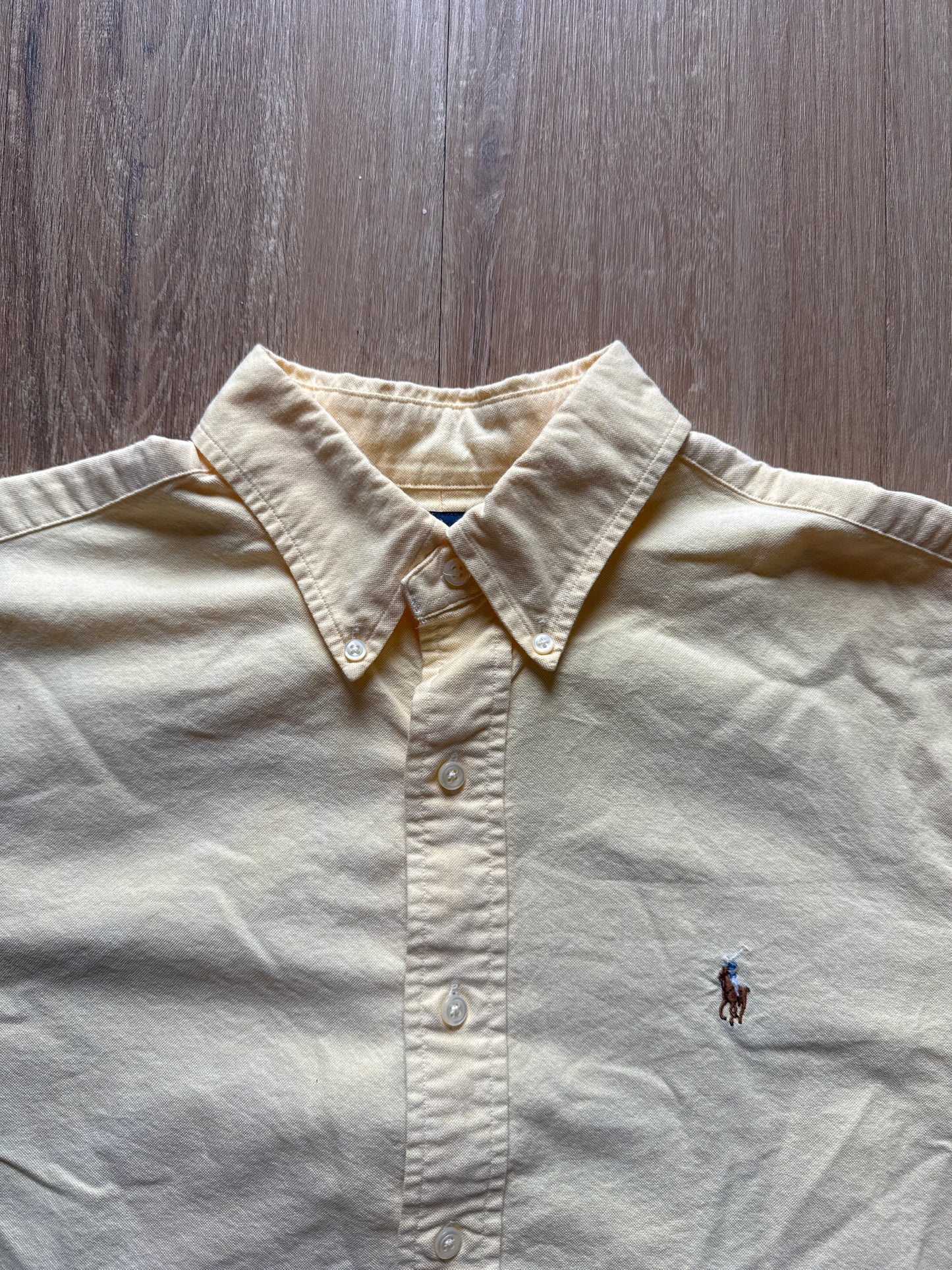 Polo Ralph Lauren Yellow Classic Fit Button Up Shirt