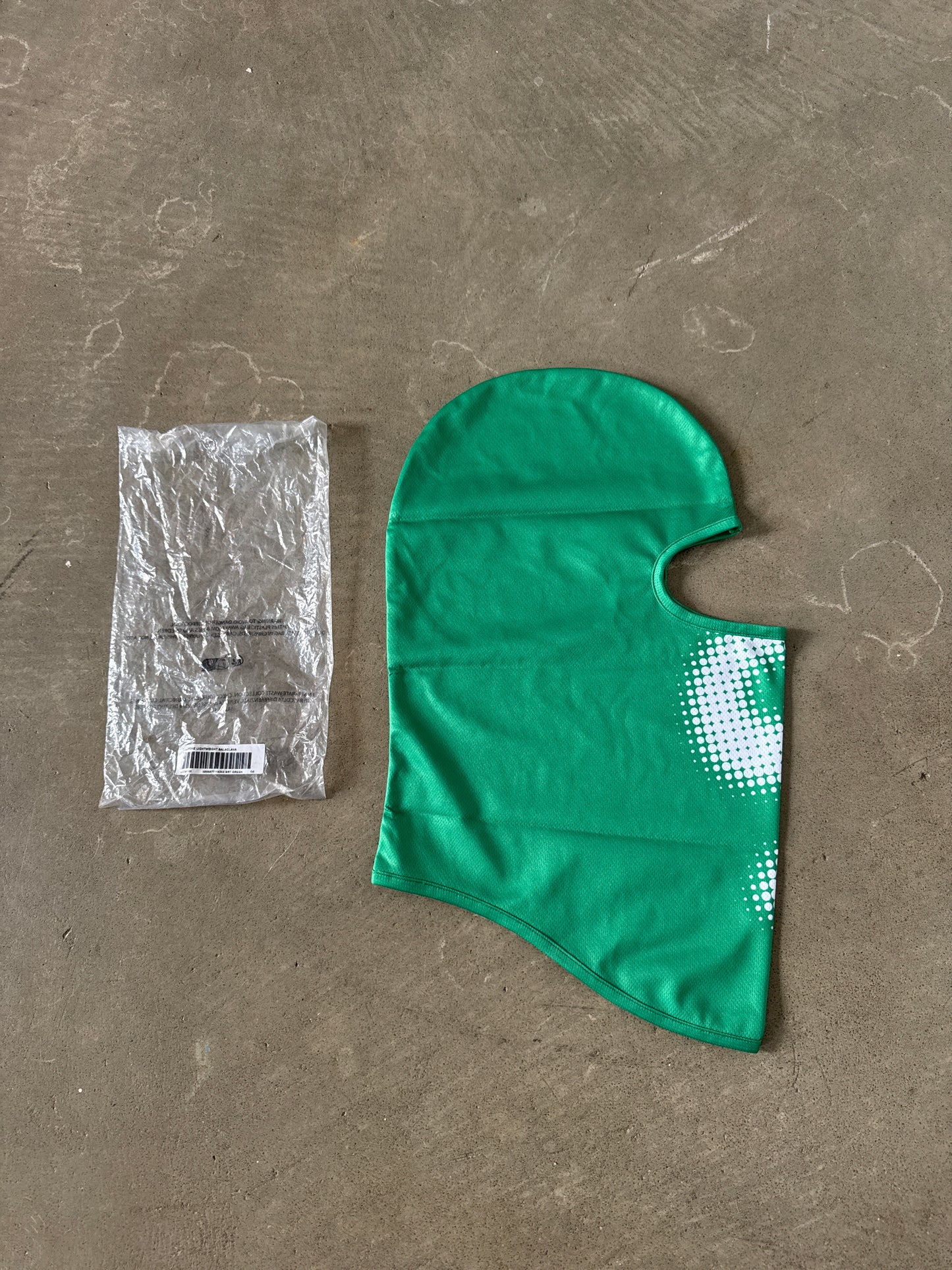 Supreme Halftone Lightweight Green Balaclava (SS24)