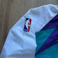 Vintage 90s Logo Athletic Charlotte Hornets Sharktooth Windbreaker Jacket