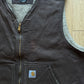 Carhartt Relaxed Fit Brown Sherpa Lined Vest