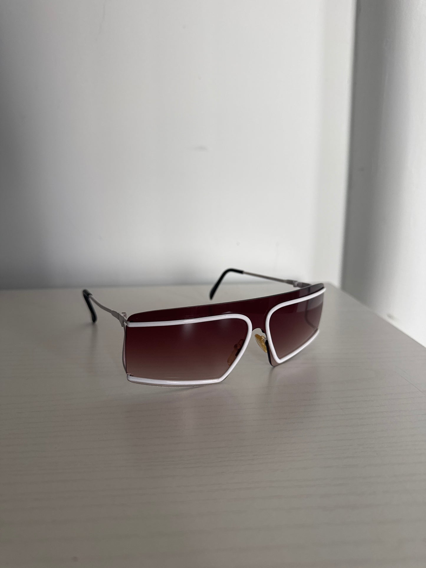 Y2K Square Shield Steampunk Sunglasses