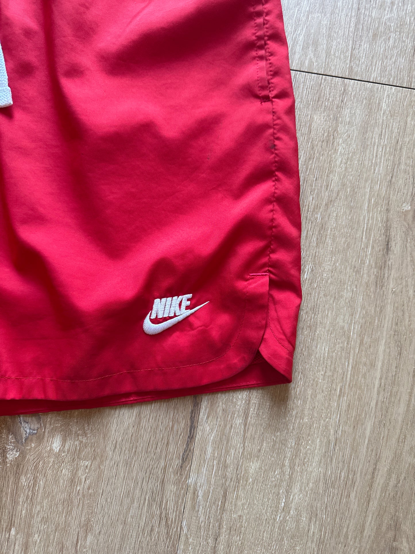 Nike Red Logo Shorts