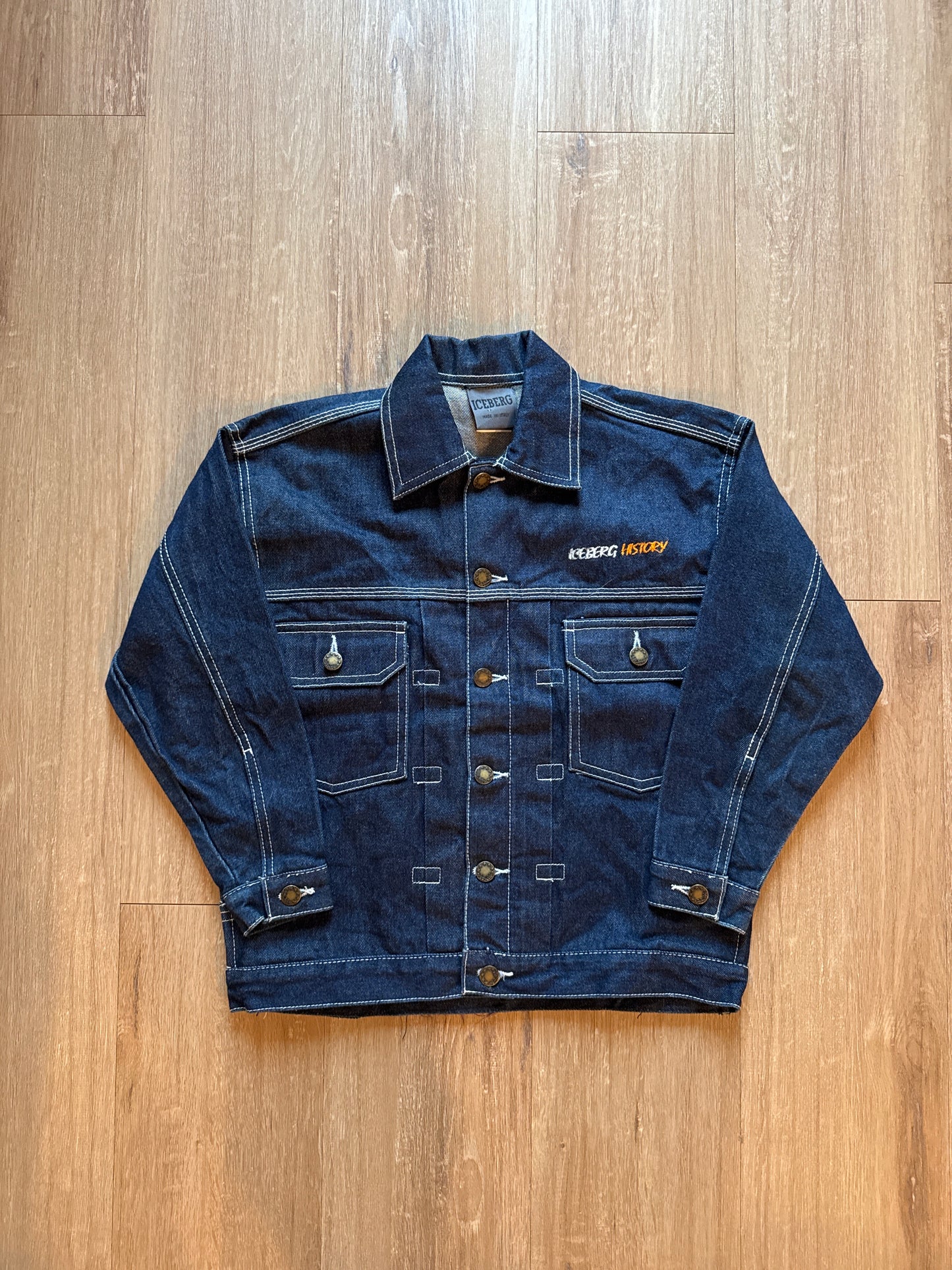 Vintage Youth Icebreg History Bugs Bunny Denim Jacket