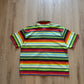 Le Lis Collection Knitted Striped Multi Color Button Up Shirt