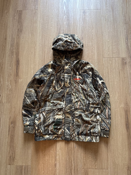 Cabela’s Youth Forest Camo Dry Plus Hunting Advantage Max Jacket