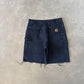 Vintage Carhartt Distressed Black Double Knee Shorts